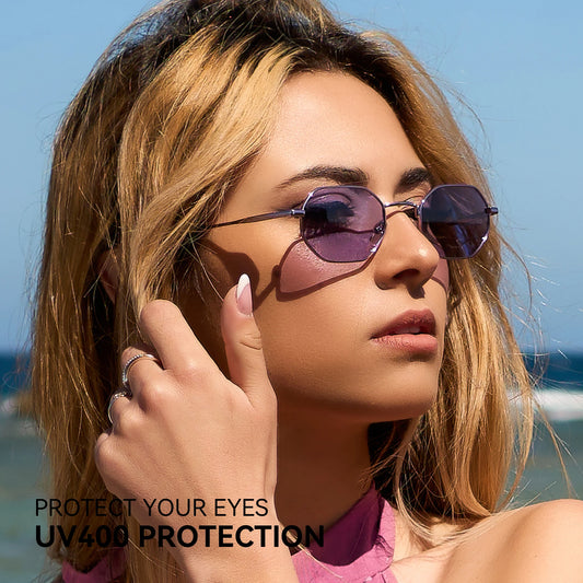 Small Polygon Polarized Sunglasses Anti-Glare