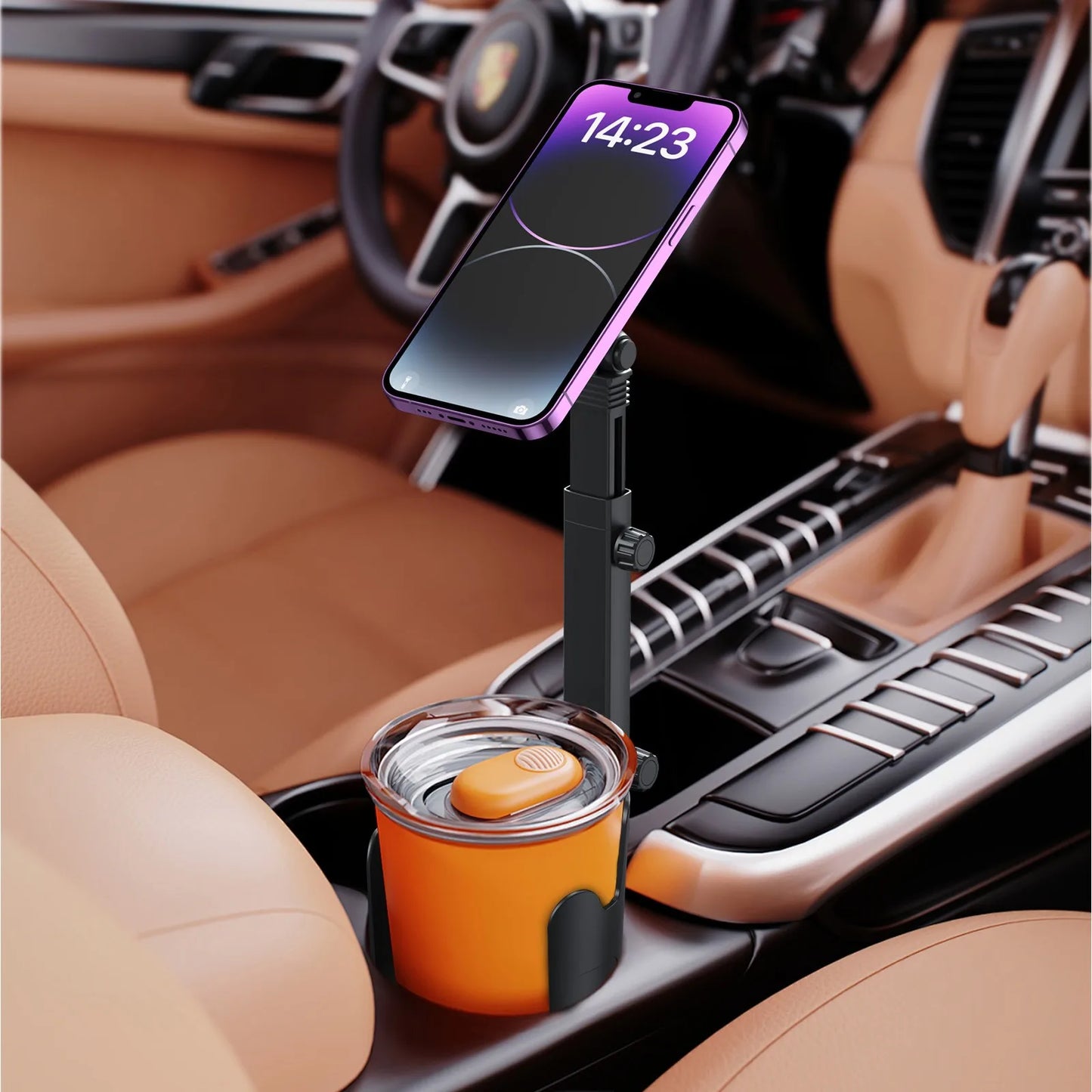 Car Cup Holder Phone Mount Universal Adjustable Stand