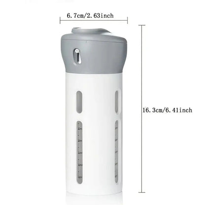 4 In 1 Portable Travel Liquid Dispenser Bottle Refillable