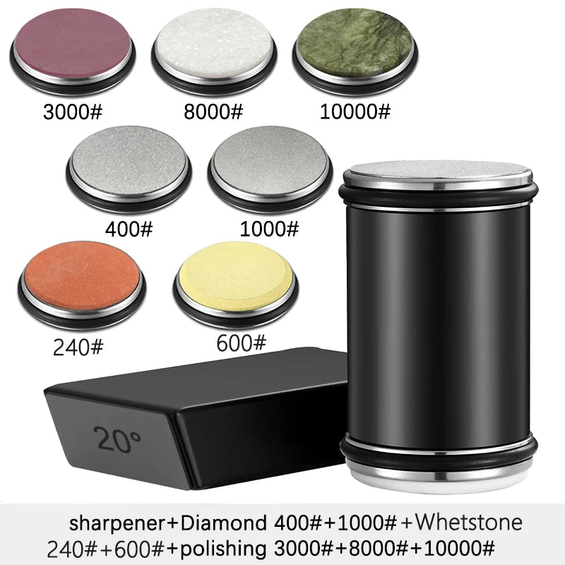 Rolling Knife Sharpener Double Sided Diamond Sharpening Stone