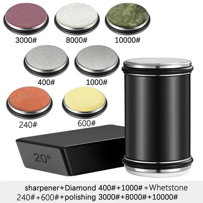 Rolling Knife Sharpener Double Sided Diamond Sharpening Stone