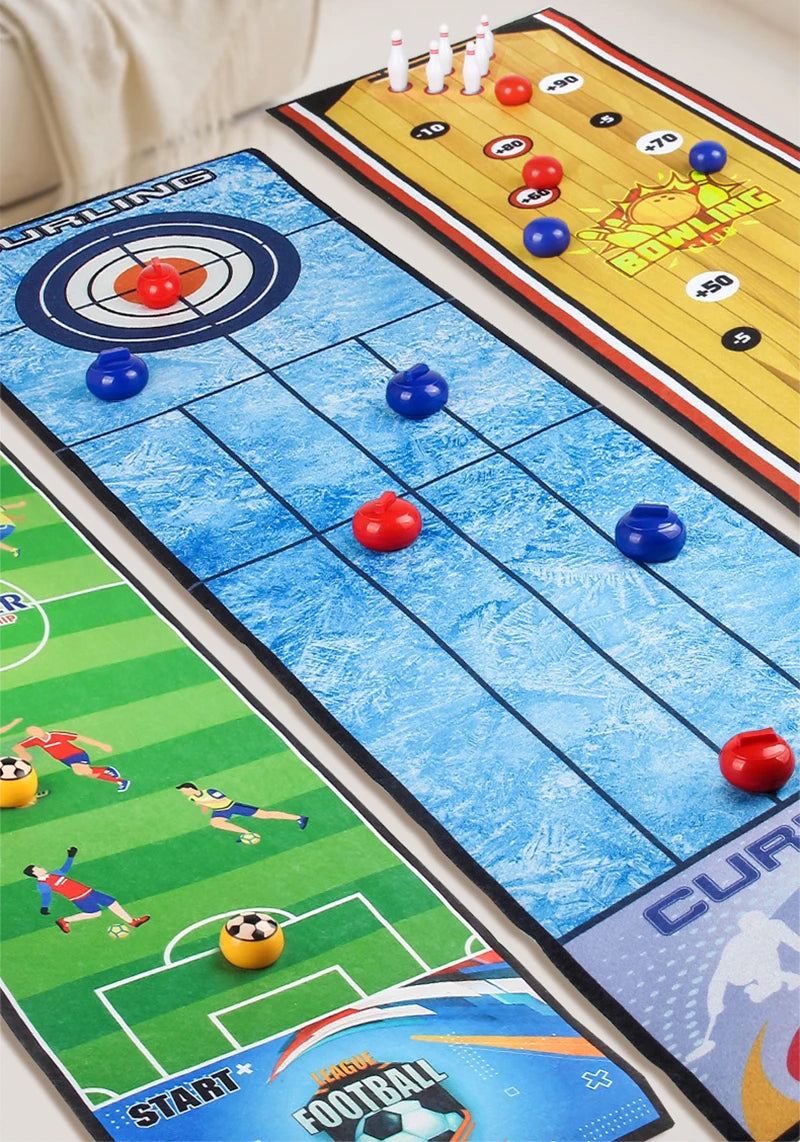 Children Interactive Social Curling Soccer Board Games Bowling