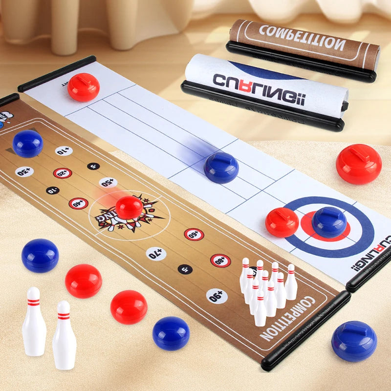 Children Interactive Social Curling Soccer Board Games Bowling