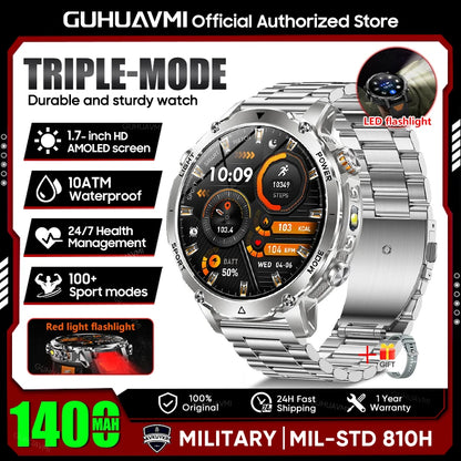 New TANK Ultra 1400mAh Battery Military Smart Watch