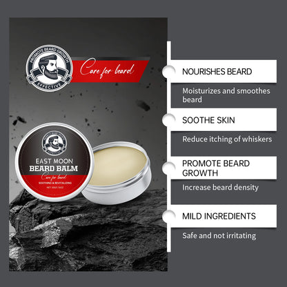 Coconut Oil Textured Beard Wax Reduces Frizz Deep Cleans