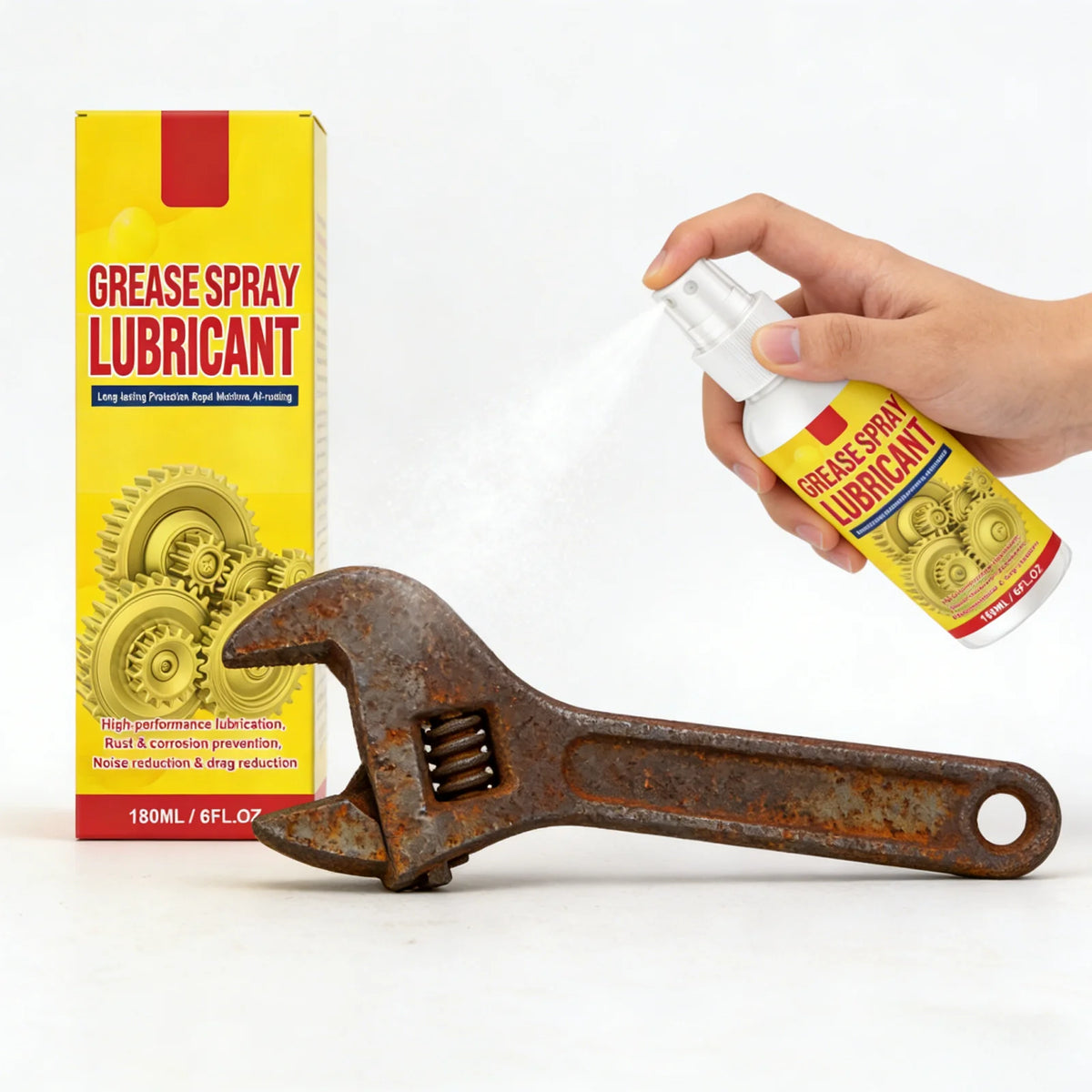 Liquid Grease Spray Long Lasting Protection from Rust and Corrosion