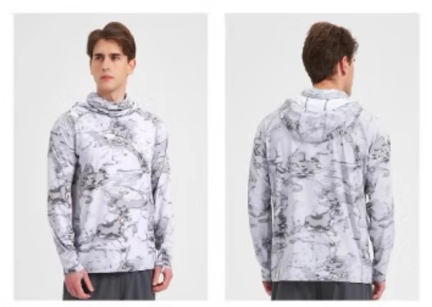 Men's Summer Outdoor Cycling Fiing Sun Protection Ice Silk
