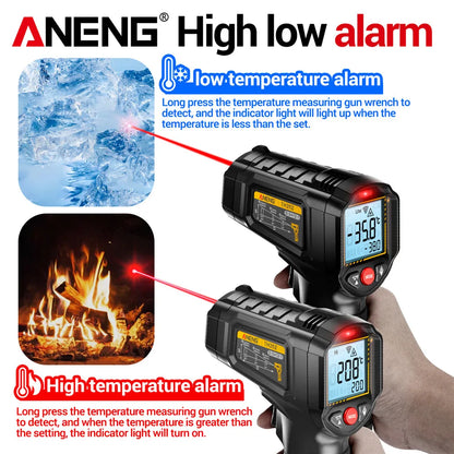 Infrared Thermometer Gun Non-contact Sensing