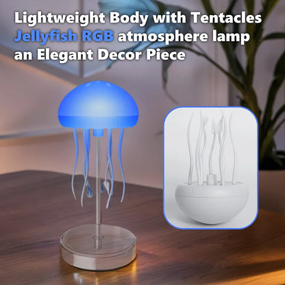 Move UP and Down Jellyfish Table Lamp Color Changing LED