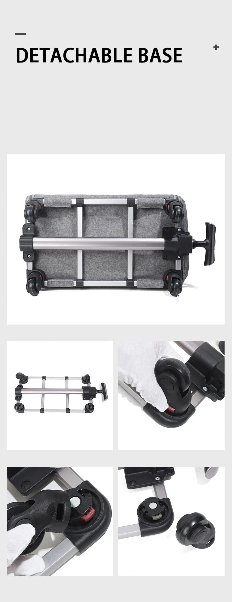 Pet Carrier with Wheels for Dogs Rolling Pet Carrier