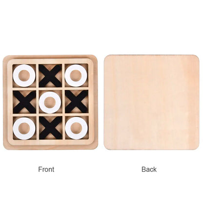 Montessori Wooden Toy Mini Chess Game Interaction Puzzle