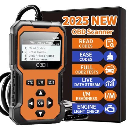 Car Obd2 Scanner Diagnostic Tool Code Reader Engine
