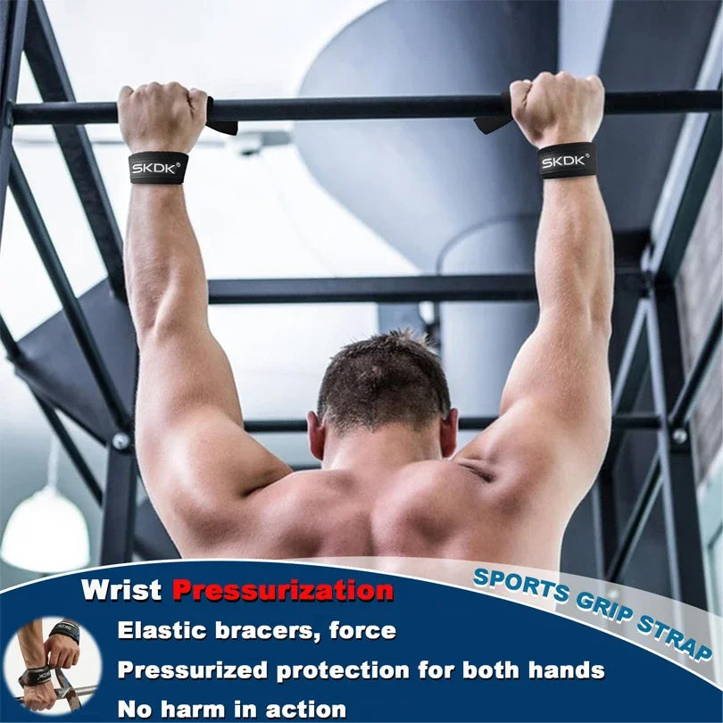 Weight Lifting Wrist Straps Strength Training Adjustable