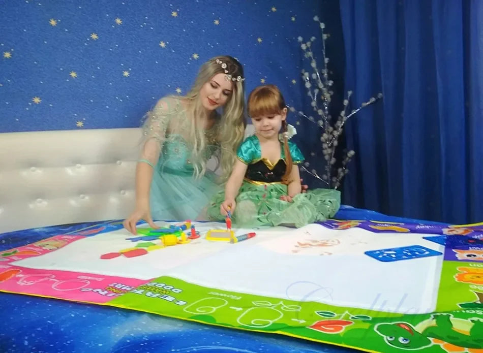 Magic Water Drawing Mat with Reusable Magic Pens