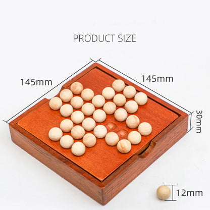 1 Set Europe Board Game Single Chess Peg Solitaire