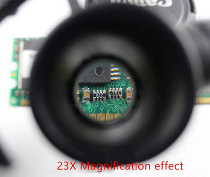 2XLED Watch Jeweler Repair Magnifier Head-Mounted