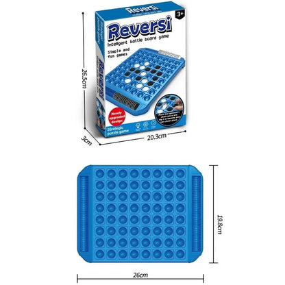 Dual-Side Flip Board Strategy Game for 2 Players Logic Training