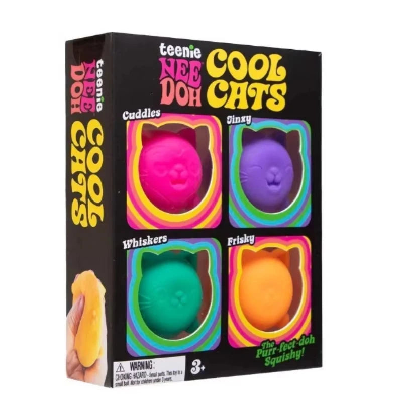 Cute Cat Squishy Toys Slow Rise Stress Relief Ball
