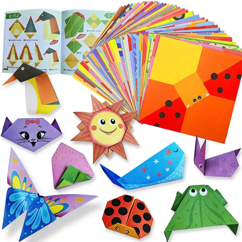 Origami Kit with 30/96 Sheets Paper & Guide Book