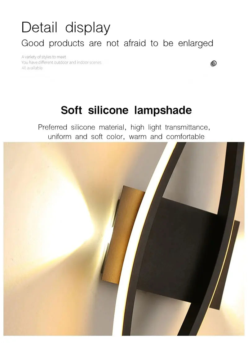 Minimalist Bedroom LED Wall Lamps Decor Wall Lights