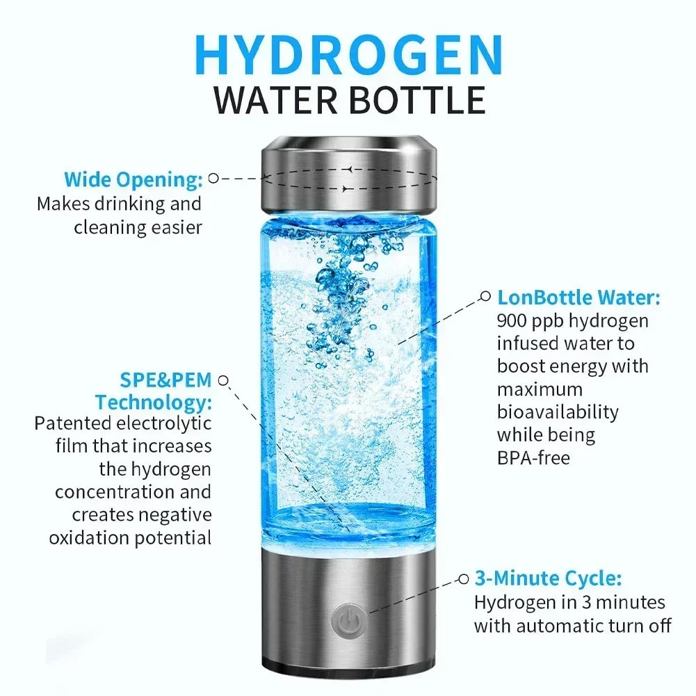 Hydrogen Water Bottle Generator Hydrogen Rich Health Cup