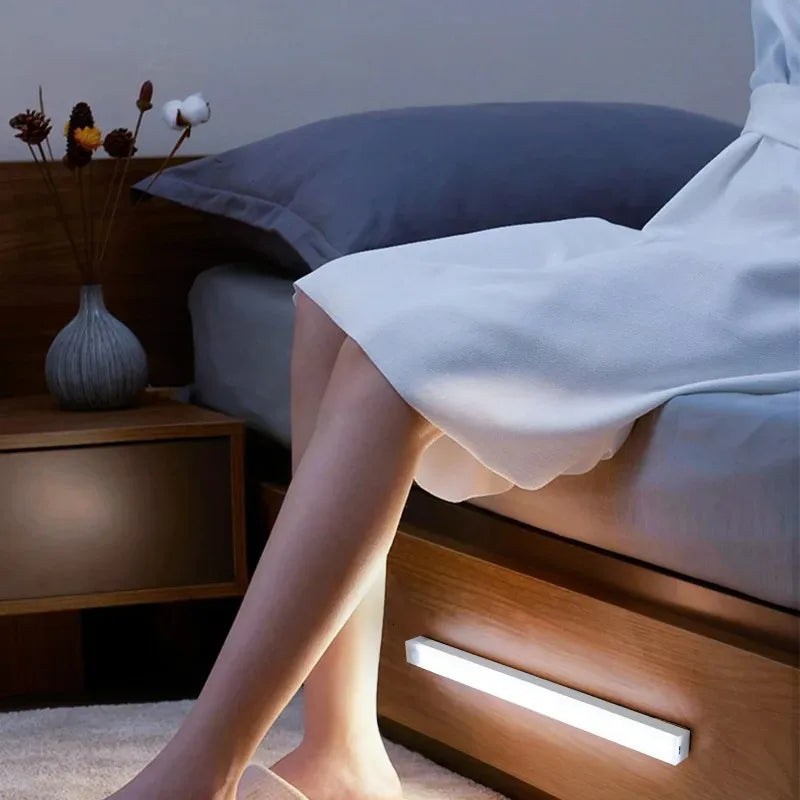 Motion Sensor Wireless LED Night Light USB Rechargeable Long Strip