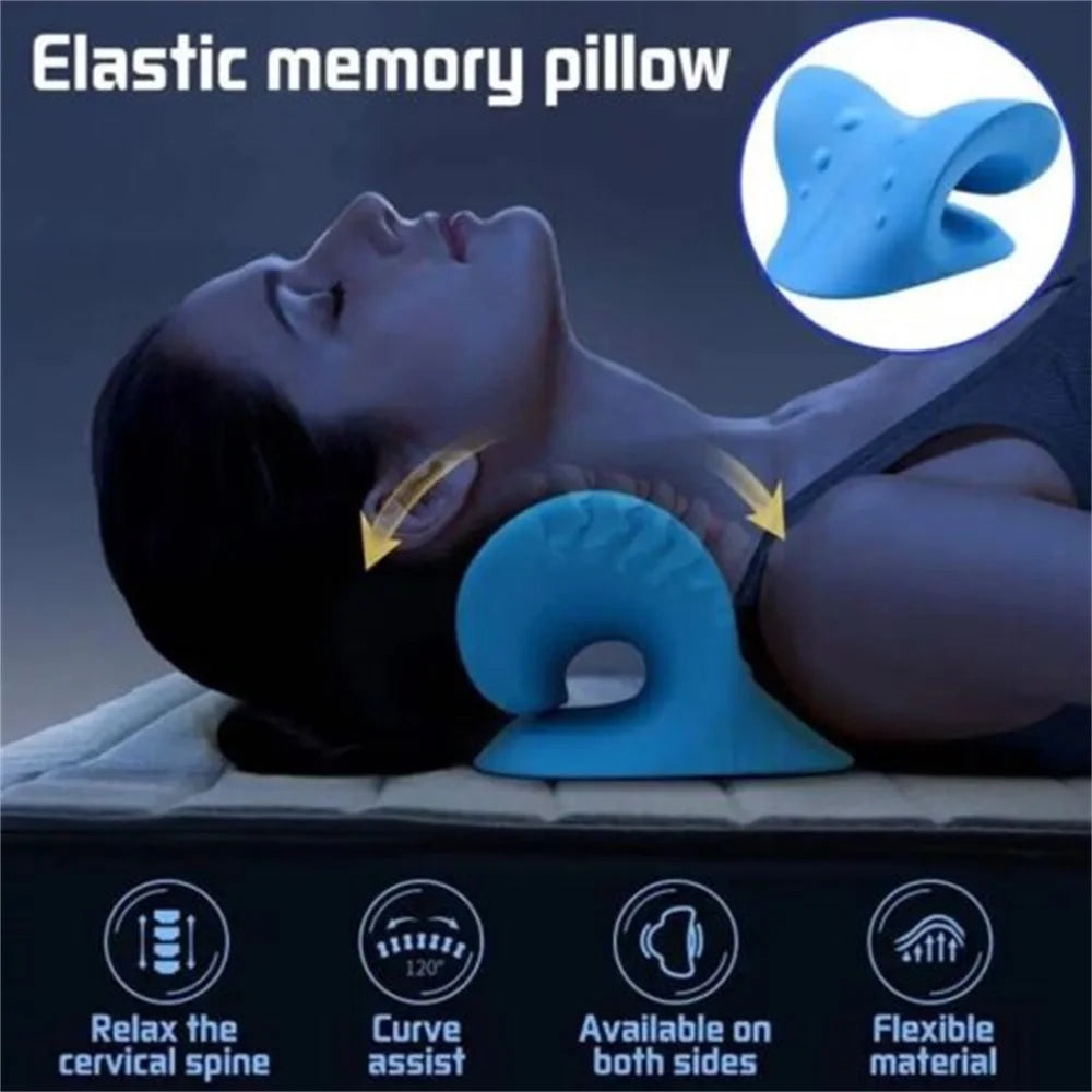 Neck And Shoulder Relaxer Cervical Chiropractic Traction Device