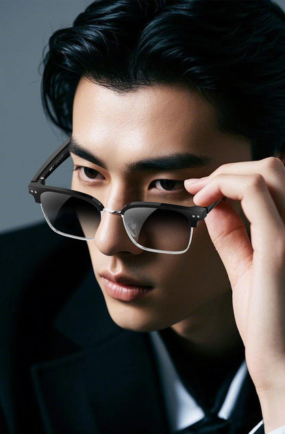 New Business Style Smart Glasses W100D Bluetooth Call AI