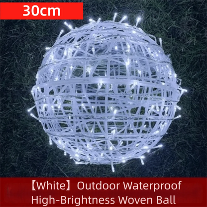 New 20/28CM Festoon Rattan Ball Light Rattan Ball