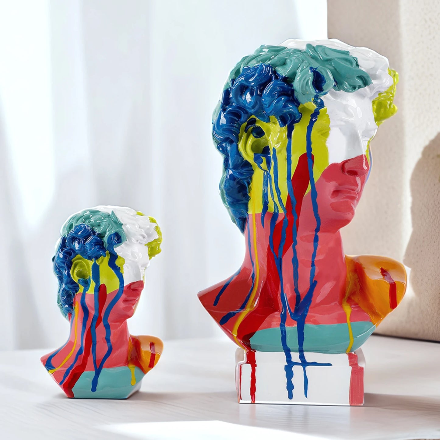 Home Decoration David Head Resin Statues Statues