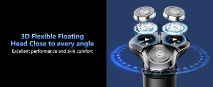 Electric Razor for Men 3 Blade Rotary Shaving Machine