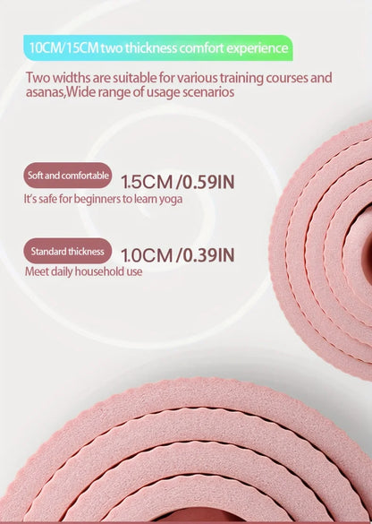 10/Thick NBR Yoga Mats Anti-slip Sport Fitness Mat Blanket