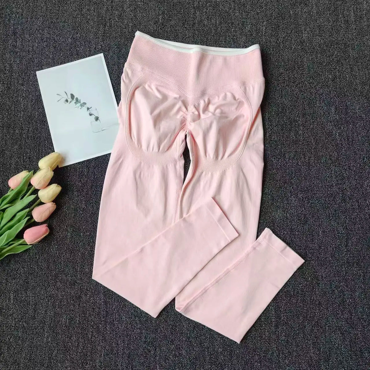 Peach Butt Yoga Pants, High-Waisted Butt-Lifting Fitness