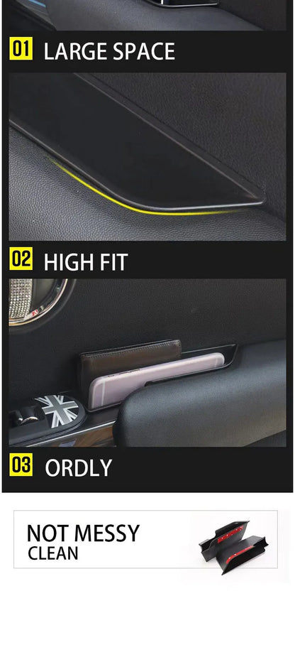 Storage Box For Car Door Handle Support For Mini Cooper