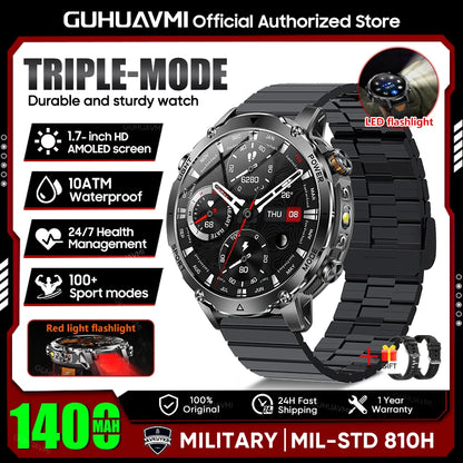 New TANK Ultra 1400mAh Battery Military Smart Watch