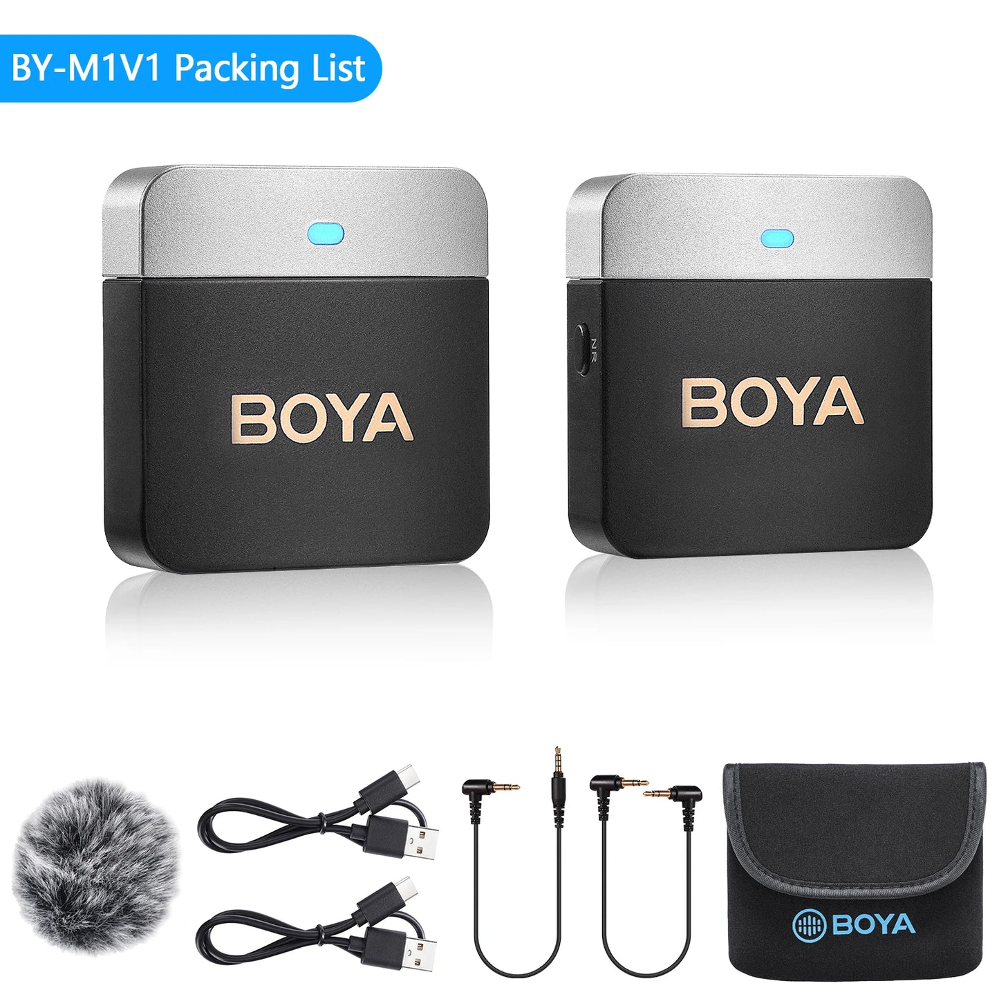 BOYA BY-M1V Wireless Lavalier Microphone