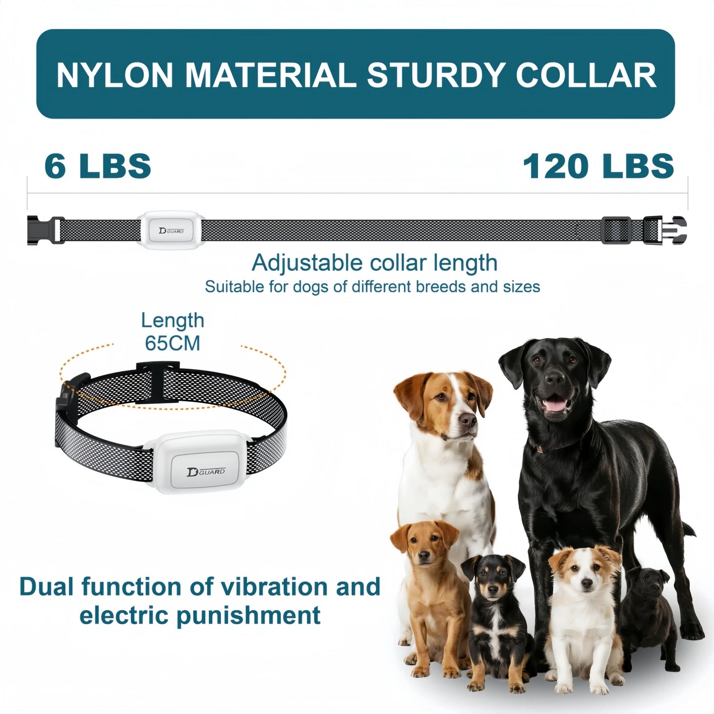 Electric Dog Training Collar Waterproof Dog Bark Collar