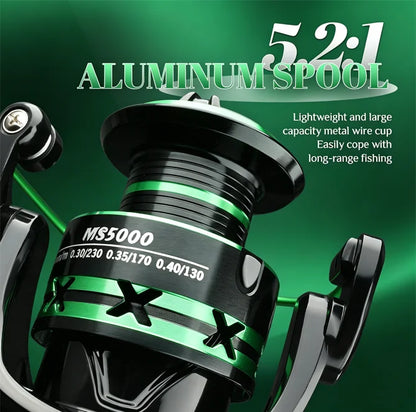 Professional Ultra Light CNC Metal Spool Spinning Fishing Reel