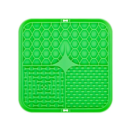 Pet Lick Silicone Mat Slow Feeder Dog Food Plate