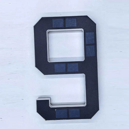 LED Solar House Number Light Waterproof Address Plate