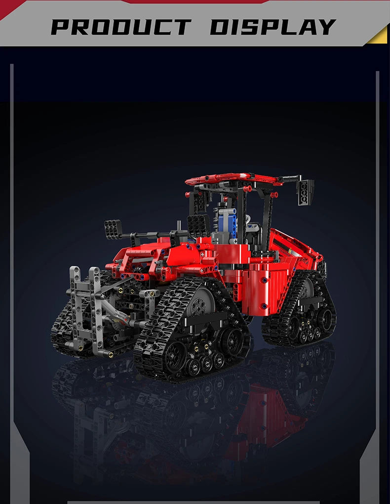 King 18020 Technical Car Toys Pneumatic Crawler Tractor
