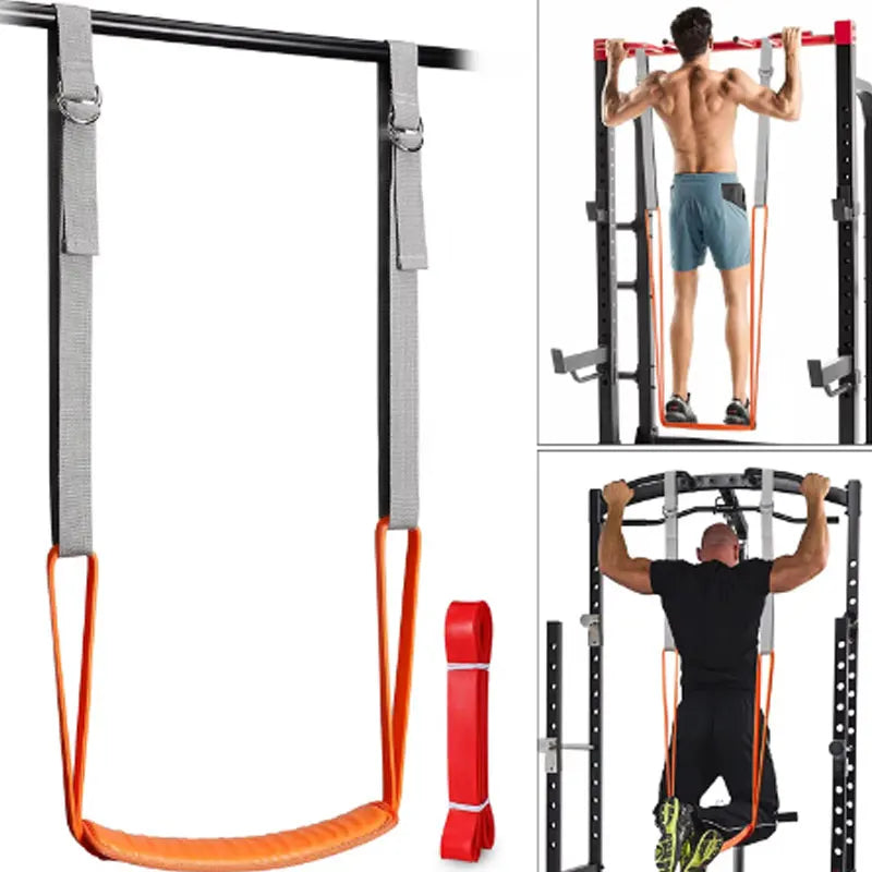 Horizontal bar pull up power band