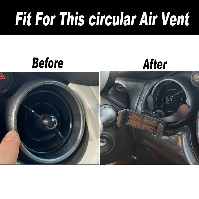 Car Air Vent Outlet Phone Holder For Mini One Cooper