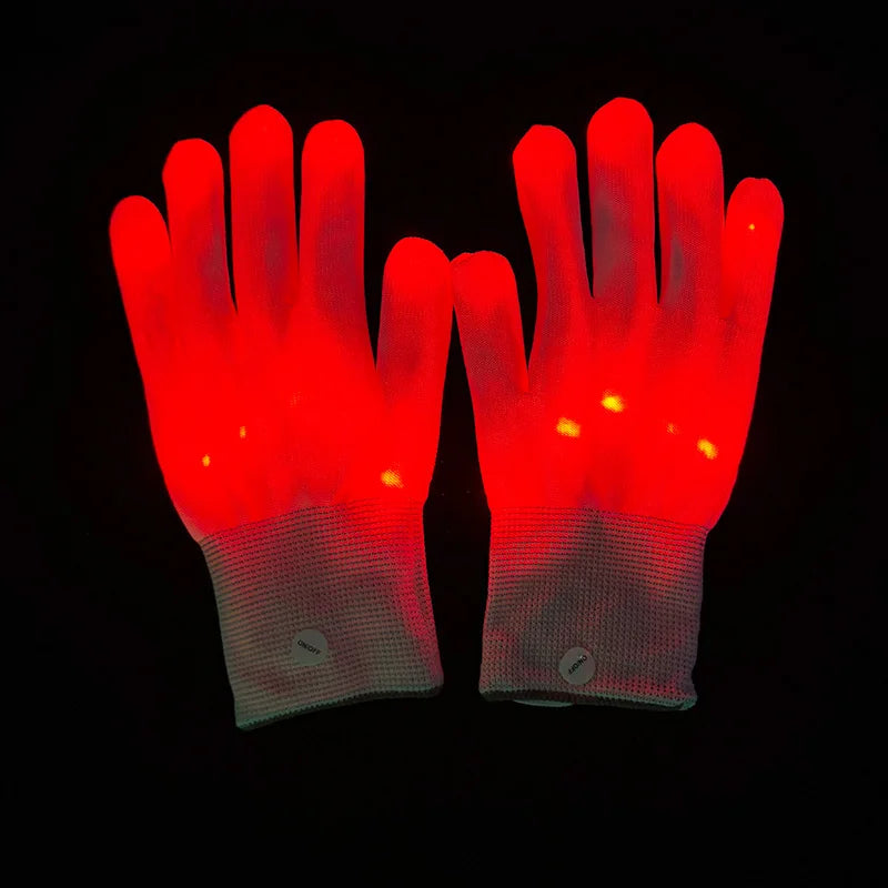 Wireless LED Neon Purge Mask & Fiber Optic Gloves