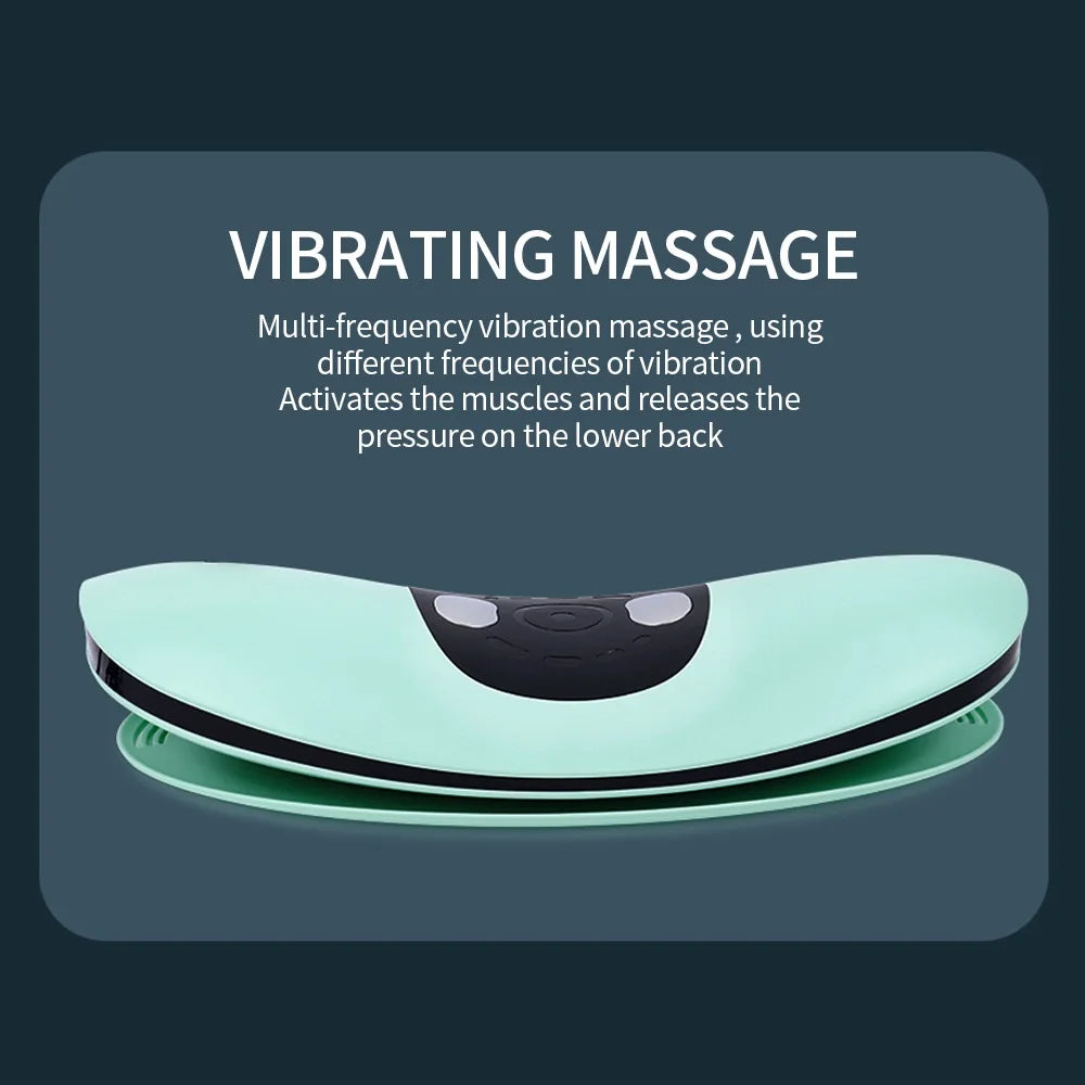 Electric Waist Traction Massager Adjustable Vibration Lumbar