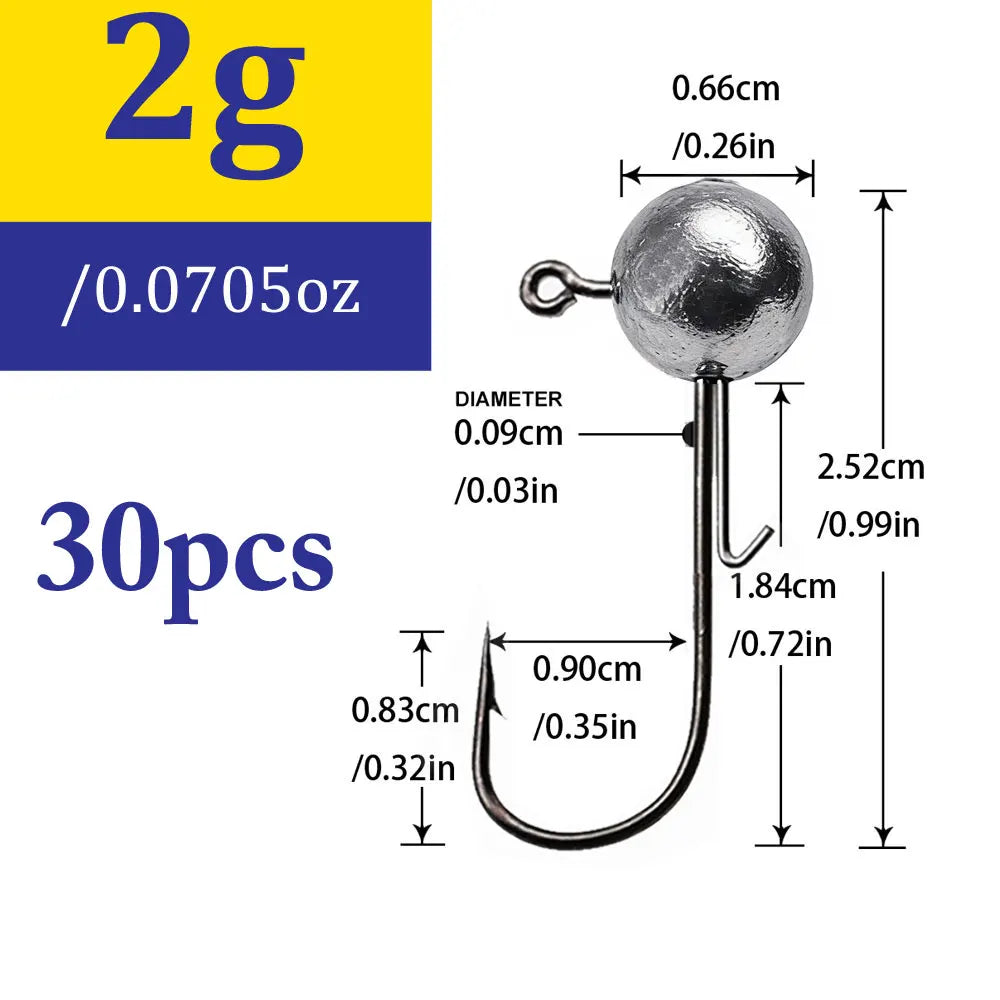 Jig fishing hooks with auxiliary hook,