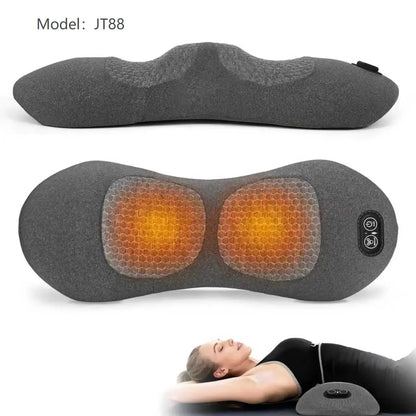 3 in 1 Back Massager - Electric Lumbar with Heat Relaxation