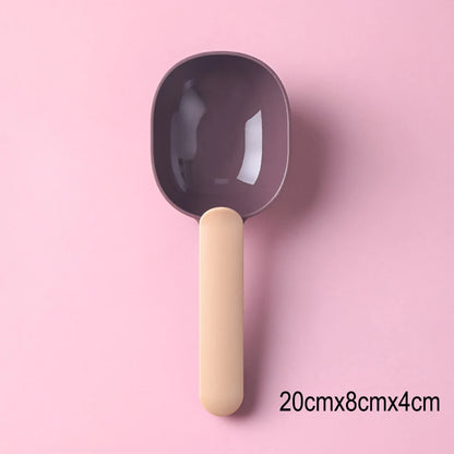 Pet Food Shovel with Sealing Bag Clip Spoon Multifunction