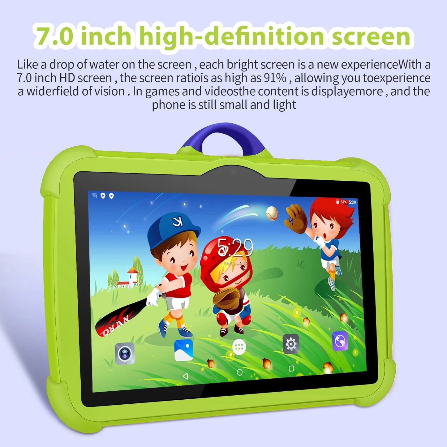 New 5G WiFi 7 Inch Google Tablet For Children Learning Education