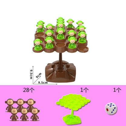 Creative Balancing Tree Toy Digital Monkey Balance Scale